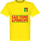 São Tomé en Príncipe Team T-Shirt - Geel - L