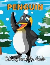 Penguin Coloring Book For Adults