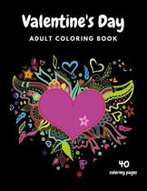 Valentine's Day Adult Coloring Book