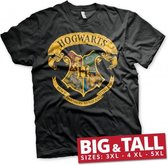 HARRY POTTER - T-Shirt Big & Tall - Hogwarts Crest (4XL)