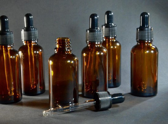 Glazen druppelflesjes met pipetten, 3 ml, met pipetten, druppelpipetten, druppelpipetten, glas, etherische oliën, parfum, parfum, transparant, 25 stuks