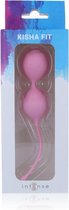 Intense toys - vaginale ballen - training bekkenbodem - roze - 3.5 x 20cm - kisha