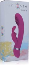 Vibrators voor Vrouwen Dildo Sex Toys Erothiek Luchtdruk Vibrator - Seksspeeltjes - Clitoris Stimulator - Magic Wand - 10 standen - Roze - Intense®