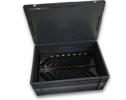 Silent Disco Opbergbox met deksel - voor max. 16 Silent Disco koptelefoons - type SDH31 & SDH41