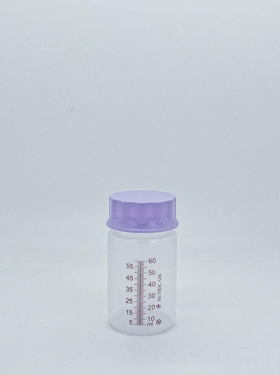 Cair Disposable Moedermelk Bewaarfles 50ml - Steriel Verpakt 20 stuks
