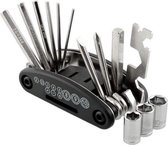 Fiets Multitool -   Fietsreparatieset - 16 delig – Fiets Gereedschap –  voor Racefiets – voor Mountainbike – Gereedschap Fiets