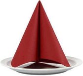 Servetten, wijnrood, afm 40x40 cm,  60 gr, 20stuks