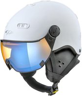 CP Carachillo White s.t. DL Vario Brown Polarized Ice Mirror - Vizierhelm - S