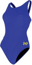 Michael Phelps Solid Mid Back - Badpak - Dames - Blauw - 38