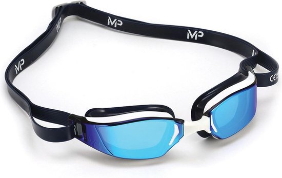 Michael Phelps - Zwembril - Volwassenen - Multilayer Blue Lens - Wit/Blauw | bol.com