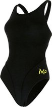 Michael Phelps Solid Mid Back - Badpak - Dames - Zwart - 36