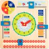 New Classic Toys Houten Kalenderklok - Leer Klokkijken - Weet jij welke dag het is? Hoe laat is het? Schijnt de zon?