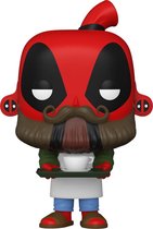 DEADPOOL 30TH - Funko Pop N° 775 - Coffee Barista Deadpool - Multicolour