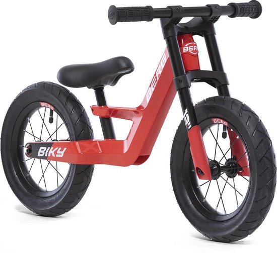 BERG Biky City Red Loopfiets - Rood - Lichtgewicht frame van magnesium - 2 tot 5 jaar