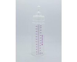 Babyfles 240ml 3-Standenspeen Wegwerp 10 stuks