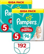 Pampers Baby Dry Nappy Pants - Maat 5 (12-17kg) - 192 Luierbroekjes