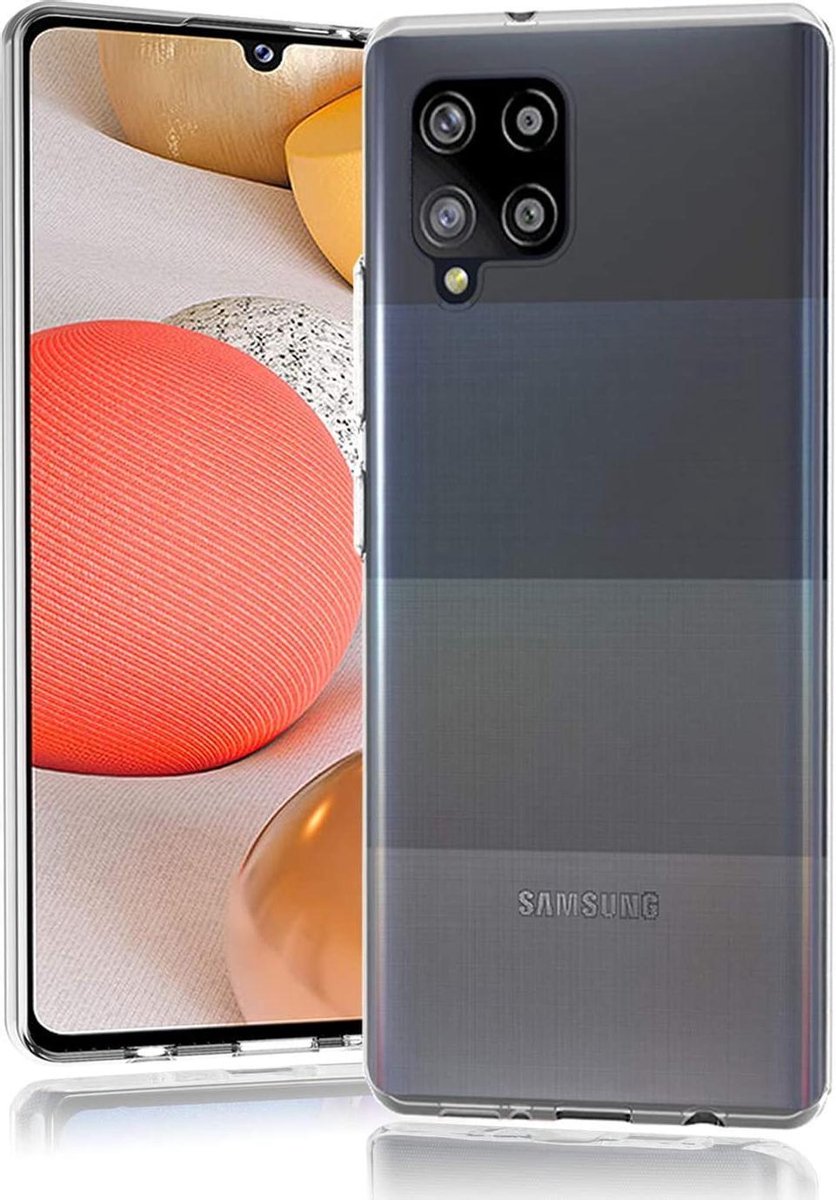 HB Hoesje Geschikt voor Samsung Galaxy A12 - Transparant - Siliconen Back Cover