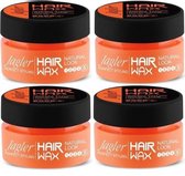 Jagler - Haarwax - Natuurlijke Look - oranje - wax - 150 ml - 4 stuks
