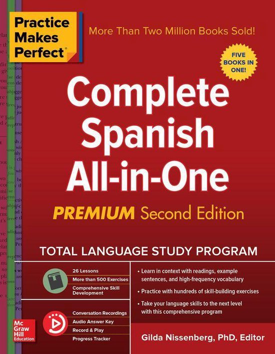 Practice Makes Perfect: Complete Spanish All-in-One, Premium ... - cover