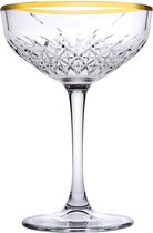 Pasabahce Champagne coupe Timeless 27 cl - Or Transparent 4 pièce(s)