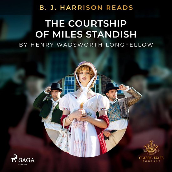 B. J. Harrison Reads The Courtship of Miles Standish - cover