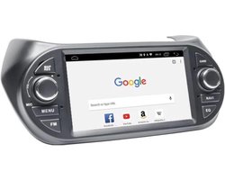 Fiat Qubo/Fiorini 2008-2019 Citroen Nemo 2008-2017 Peugeot Bipper 2008-2018 Bipper Tepee 2008-2018 Android 10 navigatie 4+64GB Bluetooth USB WiFi SD Kaart