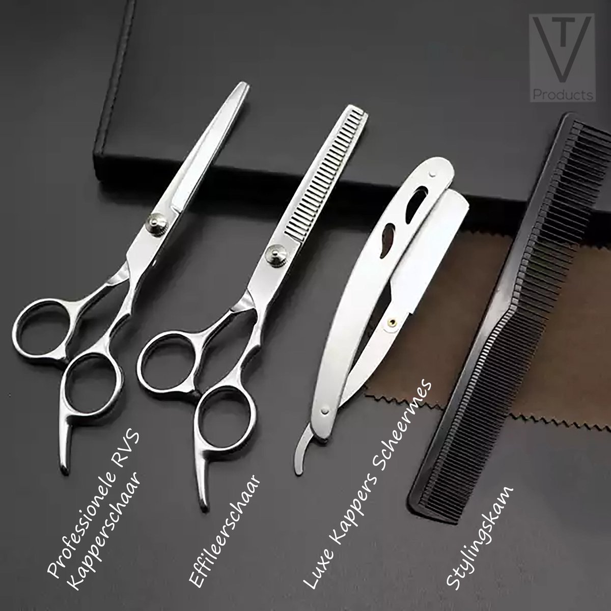 Ciseaux De Coiffure Professionnels – Pour Coiffeur Et Barbier – Coupe Précise