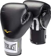 Everlast - Leather Velcro Training Glove (Black) 18oz