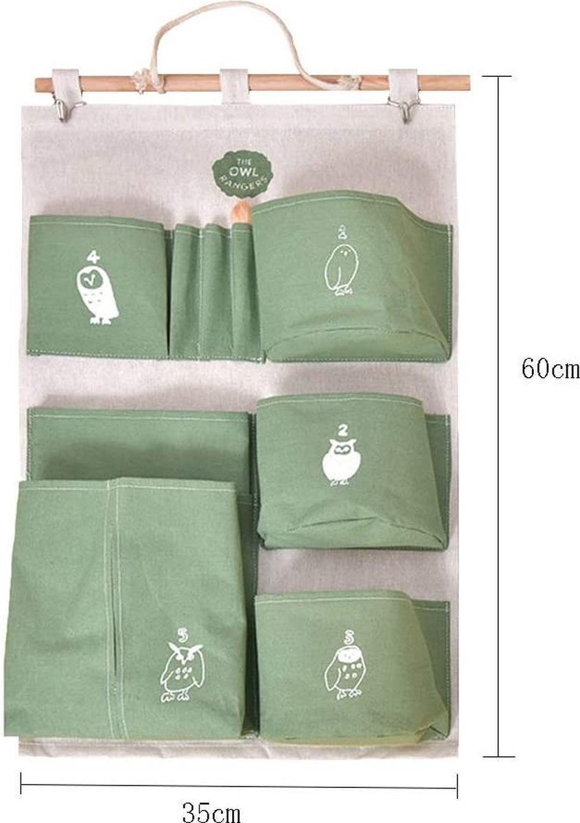 Hangende organizer voor aan de muur - 2 stuks opbergorganizers voor camping - 3 vakken