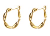 Ringetjes oorbellen | goud gekleurd