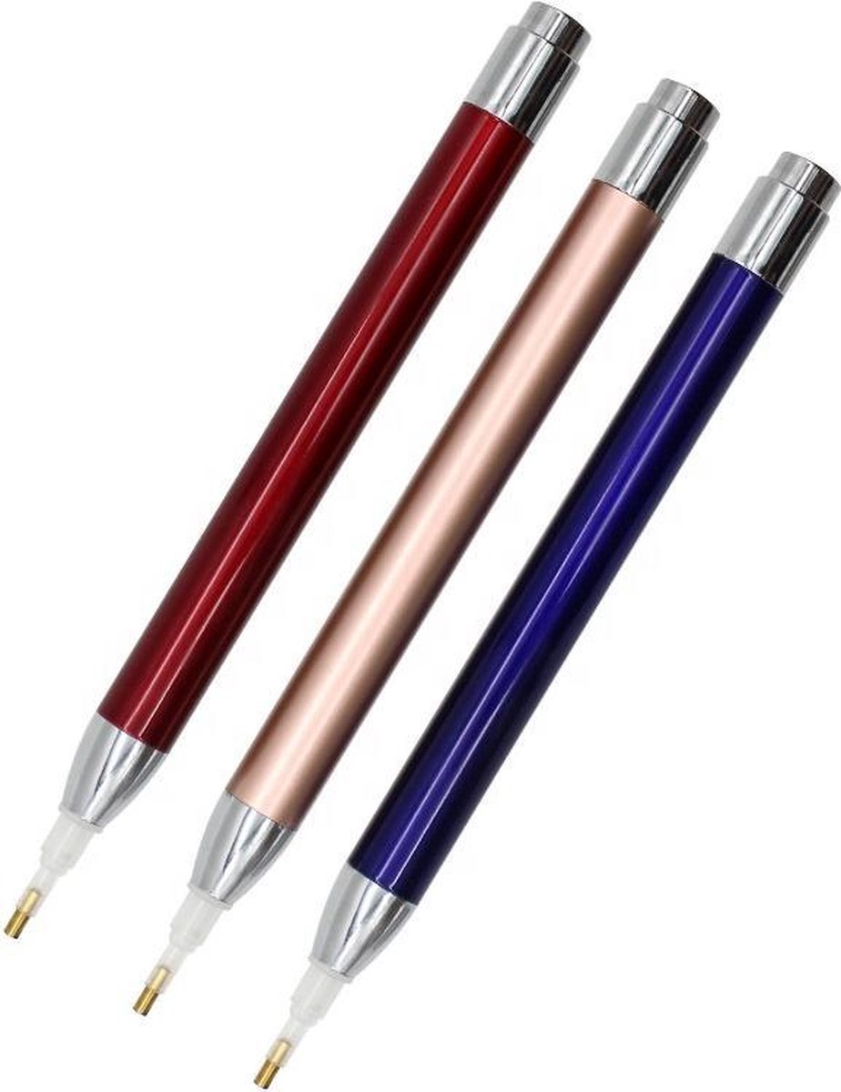 Diamond Painting Led Pen - Rosé Goud - Inclusief Gratis Batterijen — afbeelding 3