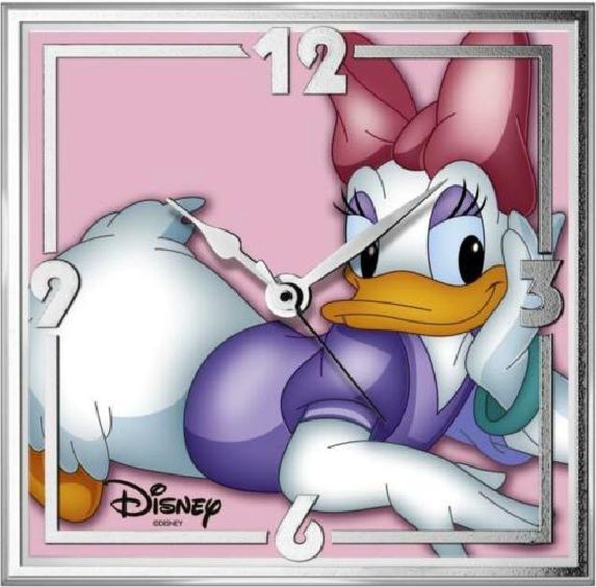 Disney Daisy Duck Alarm clock 13x13 Pink