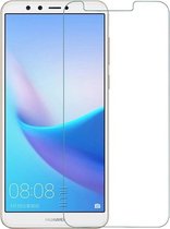 Tempered Glass - Screenprotector Huawei Y9 (2018) - Glasplaatje Transparant