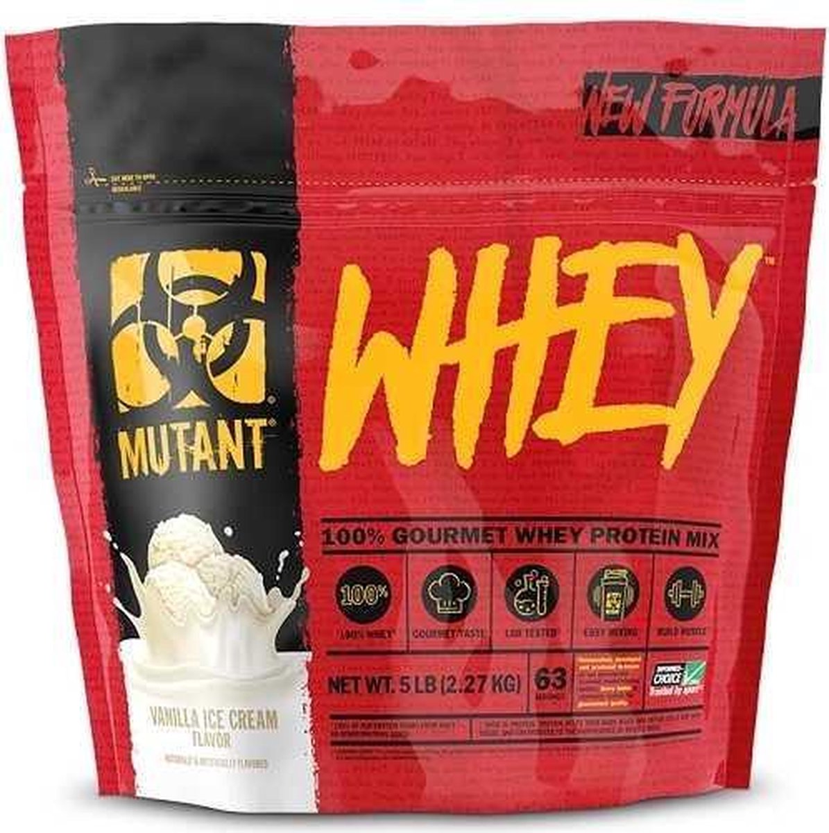 Goedkoopste Mutant Whey - Eiwitpoeder / Eiwitshake - 2270 gram - Vanille
