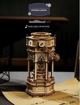 Houten 3D puzzel - Muziekdoos - Lantaren - 210 onderdelen - ROKR