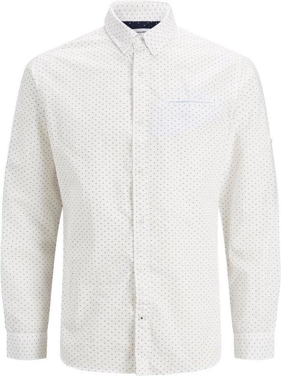 Jjethomas Detail Shirt L/s Noos 12181541 White