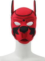 Banoch | Lindo Perrito Neoprene | honden masker puppy | vlam rood