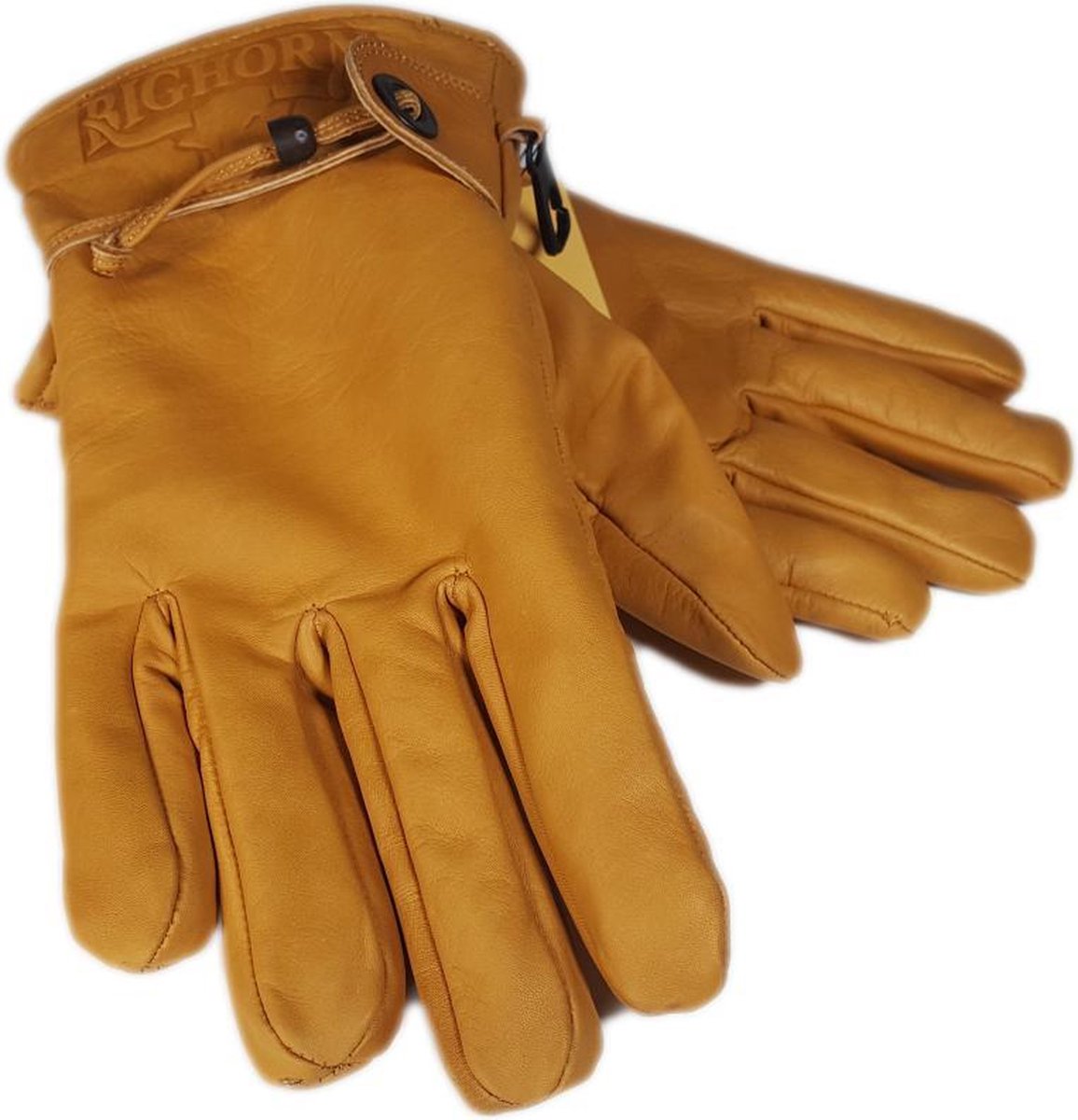 Bighorn Leren Vinger Handschoenen - bruin - Maat XXS
