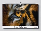 Tijgers verjaardagskalender 35x24 cm | Wandkalender | Tijger kalender