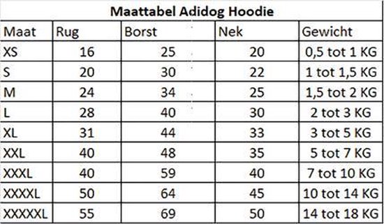 Adidog Hoodie - Pull pour chien taille L - Rose - Vêtements pour chien - Petit chien - 2,5 à 3,5 kg