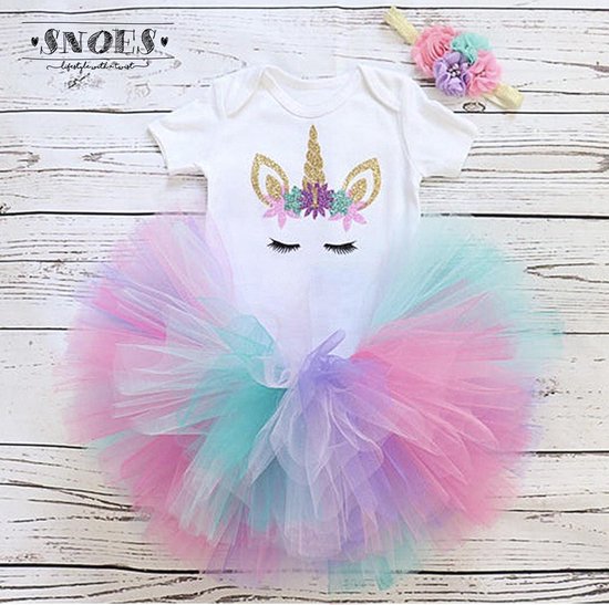 1 an - outfit d'anniversaire - Bébé - Fille - Unicorn - Tutu - 1er  anniversaire - Fête