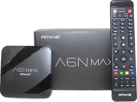 Amiko A6N Max | Tv ontvanger I Topmodel 4K Android en IPTV mediabox