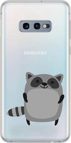Samsung Galaxy S10 e - Smart cover - Transparant - Wasbeer