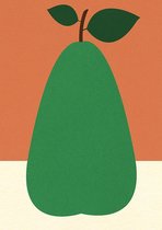 Fruit Poster - Peer - Wandposter 60 x 40 cm