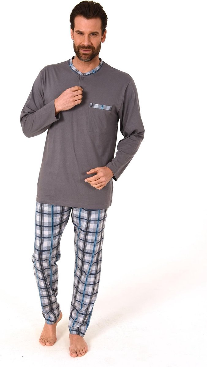 Heren pyjama Trend 10414 - Grijs - 56