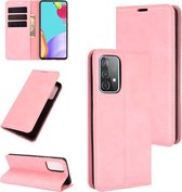 Samsung Galaxy A52 / A52s hoesje - Luxe Wallet bookcase - Roze - GSM Hoesje - Telefoonhoesje Geschikt Voor: Samsung Galaxy A52 / Galaxy A52s
