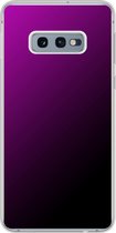 Samsung Galaxy S10e - Smart cover - Roze Zwart - Transparante zijkanten