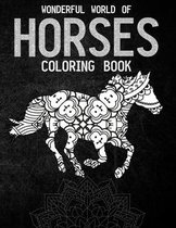 Wonderful World Of Horses Coloring Book