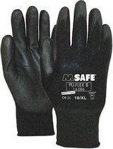 M-Safe Oxxa handschoen PU-Flex 14-086 Zwart maat 9/L - Set à 12 paar