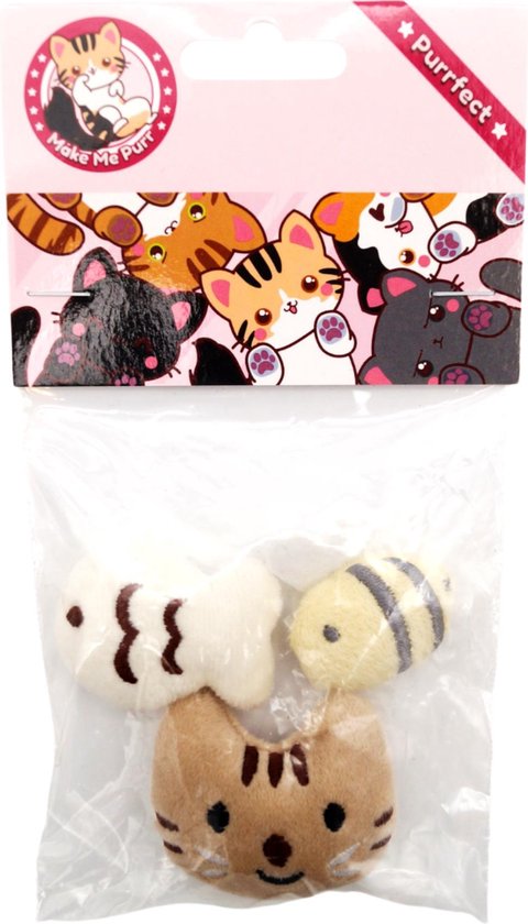 Make Me Purr Mini Diertjes - Kat & Kitten Catnip Kattenkruid Speeltjes